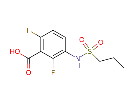 2,6-difluoro-3-(propane-1-sulfonamido)benzoic acid