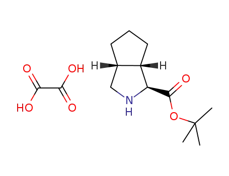 2-Methyl-2-propanyl (1S,3aR,6aS)-octahydrocyclopenta[c]pyrrole-1-carboxylate ethanedioate (1:1)