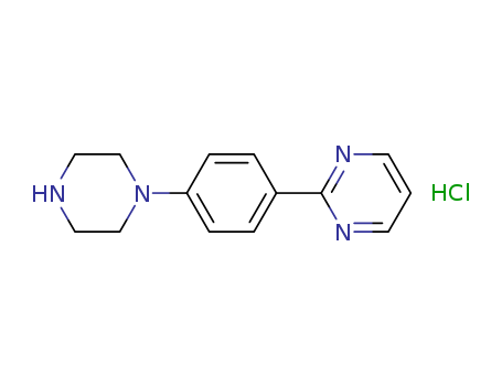 Pyrimidine, 2-[4-(1-piperazinyl)phenyl]-, hydrochloride (1:1)(1056624-11-3)