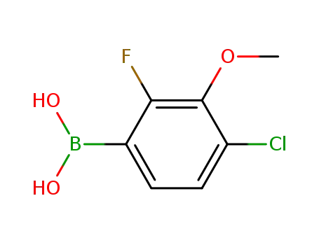 4-Chloro-2-fluoro-3-methoxyphenylboronic acid 944129-07-1