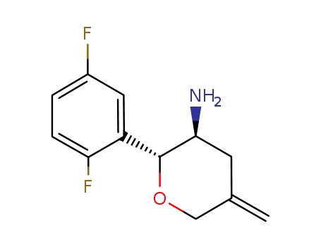 (2R,3S)-2-(2,5-difluorophenyl)-5-methylenetetrahydro-2H-pyran-3-amine
