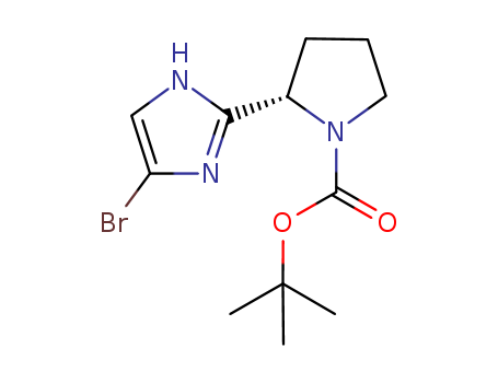 (S)-TERT-BUTYL 2-(5-BROMO-1H-IMIDAZOL-2-YL)PYRROLIDINE-1-CARBOXYLATE