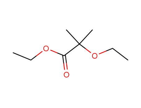 Molecular Structure of 151598-88-8 (Propanoic acid, 2-ethoxy-2-methyl-, ethyl ester)