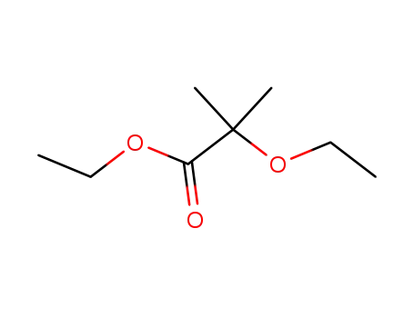 Molecular Structure of 151598-88-8 (Propanoic acid, 2-ethoxy-2-methyl-, ethyl ester)