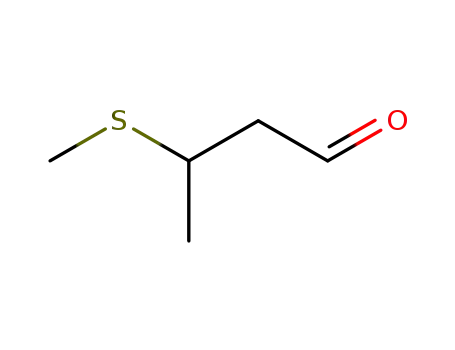 Molecular Structure of 16630-52-7 (3-(Methylthio)butanal)