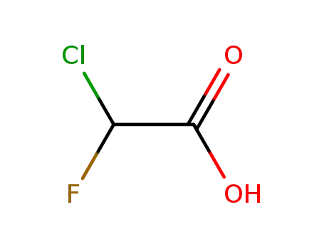 Acetic acid,2-chloro-2-fluoro- cas  471-44-3