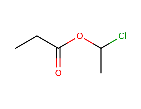 Molecular Structure of 58304-44-2 (Ethanol, 1-chloro-, propanoate)