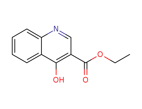 Molecular Structure of 26892-90-0 (4-HYDROXYQUINOLINE-3-CARBOXYLIC ACID ETHYL ESTER)