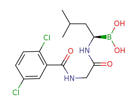 (R)-1-(2-(2,5-dichlorobenzamido)acetamido)-3-methylbutylboronic acid