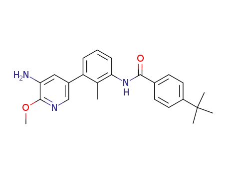 N-(3-(5-amino-6-methoxypyridin-3-yl)-2-methylphenyl)-4-tert-butylbenzamide