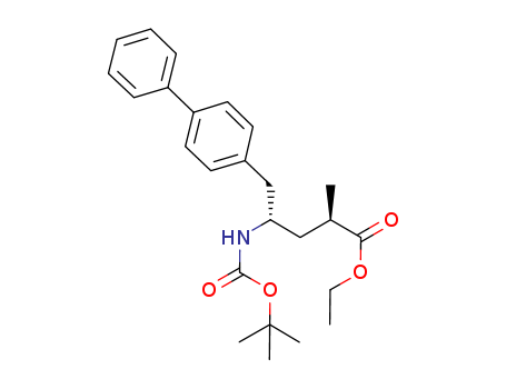 (2R,4S)-ETHYL 5-([1,1'-BIPHENYL]-4-YL)-4-((TERT-BUTOXYCARBONYL)AMINO)-2-METHYLPENTANOATE