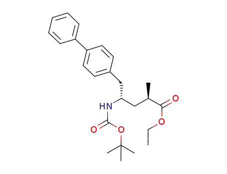 (2R,4S)-5-biphenyl-4-yl-4-tert-butoxycarbonylamino-2-methylpentanoic acid ethyl ester