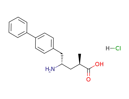 Molecular Structure of 1038924-71-8 ((2R,4S)-5-([1,1'-biphenyl]-4-yl)-4-aMino-2-Methylpentanoic acid hydrochloride)