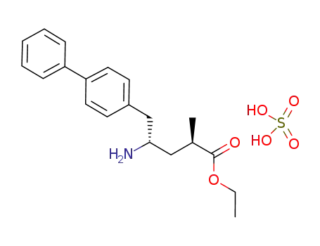 (2R,4S)-5-([1,1'-biphenyl]-4-yl)-4-amino-2-methylpentanoic acid ethyl ester sulfuric acid salt