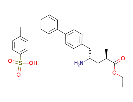 (2R,4S)-4-amino-5-biphenyl-4-yl-2-methylpentanoic acid ethyl ester (p-toluenesulphonate salt)