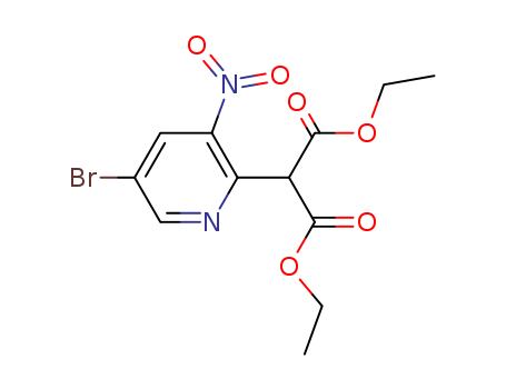 2-(5-BROMO-3-NITROPYRIDIN-2-YL)MALONIC ACID DIETHYL ESTER