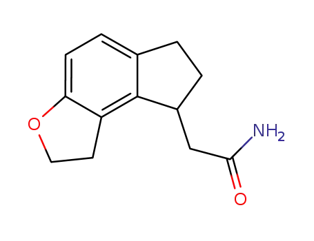 Molecular Structure of 1053239-38-5 (1,6,7,8-tetrahydro-2H-Indeno[5,4-b]furan-8-acetamide)