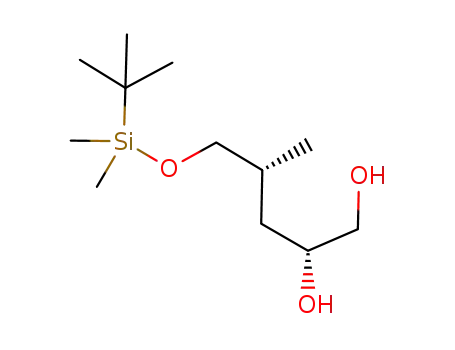 (2R,4R)-5-((tert-butyldimethylsilyl)oxy)-4-methylpentane-1,2-diol