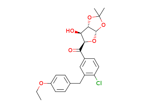 D-xylo-Pentodialdo-5,2-furanose,1-C-[4-chloro-3-[(4-ethoxyphenyl)Methyl]phenyl]-4,5-O-(1-Methylethylidene)-,(5S)-