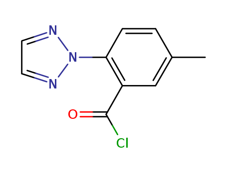 2-(2H-1,2,3-triazol-2-yl)-5-methylbenzoil chloride