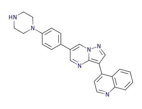 4-[6-[4-(1-piperazinyl)phenyl]pyrazolo[1,5-a]pyrimidin-3-yl]Quinoline