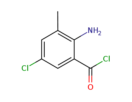 2-amino-5-chloro-3-methylbenzoyl chloride