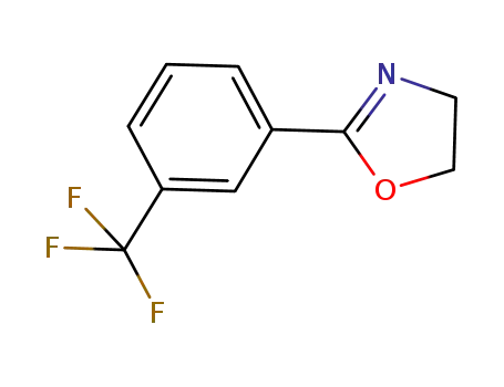 Molecular Structure of 851513-74-1 (Oxazole, 4,5-dihydro-2-[3-(trifluoroMethyl)phenyl]-)