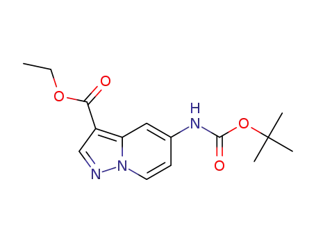 Ethyl 5-((tert-butoxycarbonyl)amino)pyrazolo[1,5-a]pyridine-3-carboxylate