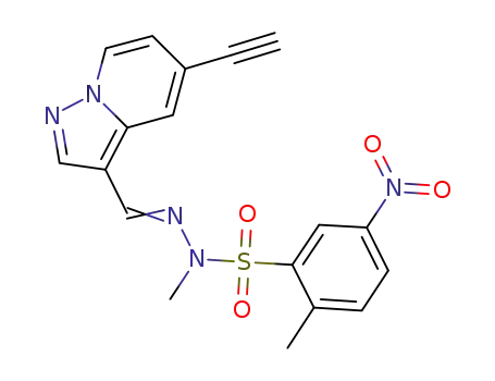 N'-((5-ethynylpyrazolo[1,5-a]pyridin-3-yl)methylene)-N,2-dimethyl-5-nitrobenzenesulfonohydrazide