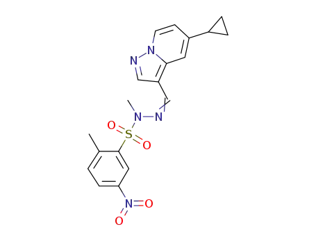 N'-((5-cyclopropylpyrazolo[1,5-a]pyridin-3-yl)methylene)-N,2-dimethyl-5-nitrobenzenesulfonohydrazide
