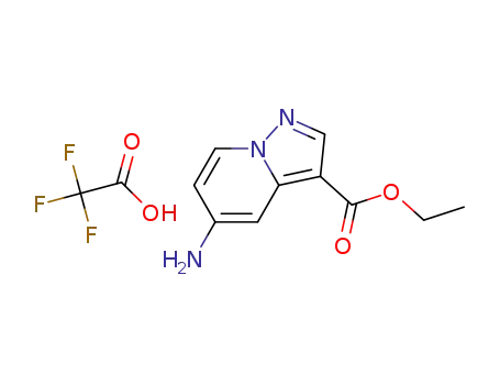ethyl 5-aminopyrazolo[1,5-a]pyridine-3-carboxylate trifluoroacetate