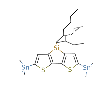 4,4'-Bis(2-ethyl-hexyl)-5,5'-bis(triMethyltin)-dithieno[3,2-b:2,3-d]silole