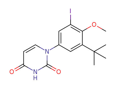 1-(3-tert-butyl-5-iodo-4-methoxyphenyl)-2,4-dihydropyrimidine-2,4(1H,3H)-dione