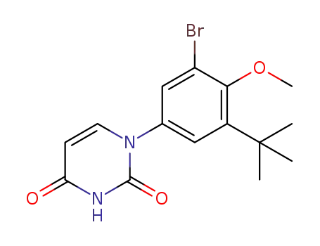 1-(3-bromo-5-tert-butyl-4-methoxyphenyl)pyrimidine-2,4(1H,3H)-dione