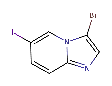 Molecular Structure of 1146615-52-2 (Imidazo[1,2-a]pyridine, 3-bromo-6-iodo-)