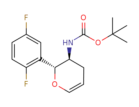 N-[(2R,3S)-2-(2,5-Difluorophenyl)-3,4-dihydro-2H-pyran-3-yl]carbamic acid 1,1-dimethylethyl ester