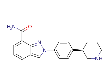 2-{4-[(3S)-piperidin-3-yl]phenyl}-2H-indazole-7-carboxamide