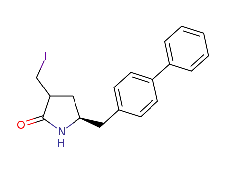 (3R/S,5S)-5-biphenyl-4-ylmethyl-3-iodomethyl-pyrrolidin-2-one