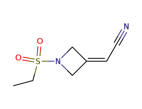 2-(1-(ethylsulfonyl)azetidin-3-ylidene)acetonitrile 1187595-85-2