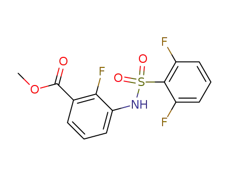 Methyl 3-[[(2,6-difluorophenyl)sulfonyl]amino]-2-fluorobenzoate