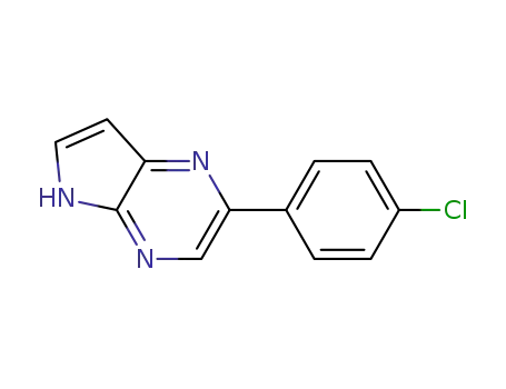 2-(4-chloro-phenyl)-5H-pyrrolo[2,3-b]pyrazine