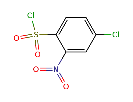 Molecular Structure of 4533-96-4 (4-CHLORO-2-NITROBENZENESULFONYL CHLORIDE)