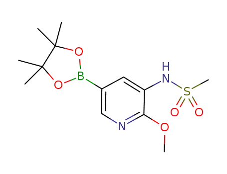 N-[2-METHOXY-5-(4,4,5,5-TETRAMETHYL-1,3,2-DIOXABOROLAN-2-YL)-3-PYRIDINYL]-METHANESULFONAMIDE