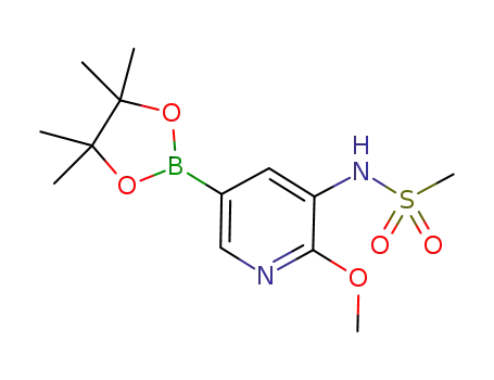 N-(2-Methoxy-5-(4,4,5,5-tetramethyl-1,3,2-dioxaborolan-2-yl)pyridin-3-yl)methanesulfonamide