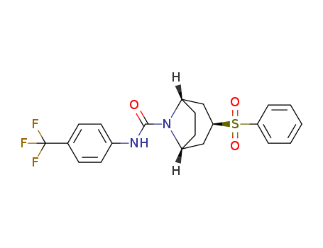3-(benzenesulfonyl)-n-[4-(trifluoromethyl)phenyl]-8-azabicyclo[3.2.1]octane-8-carboxamide