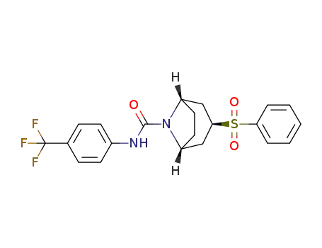 3-(benzenesulfonyl)-n-[4-(trifluoromethyl)phenyl]-8-azabicyclo[3.2.1]octane-8-carboxamide