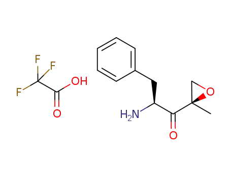 (S)-2-amino-1-((R)-2-methyloxiran-2-yl)-3-phenylpropan-1-one trifluoroacetate