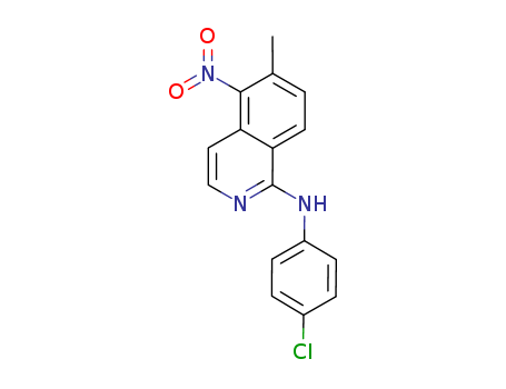 N-(4-chlorophenyl)-6-methyl-5-nitroisoquinolin-1-amine