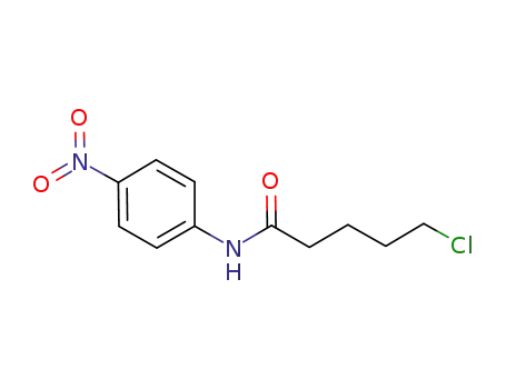Molecular Structure of 1039914-85-6 (5-chloro-N-(4-nitrophenyl)pentanamide)