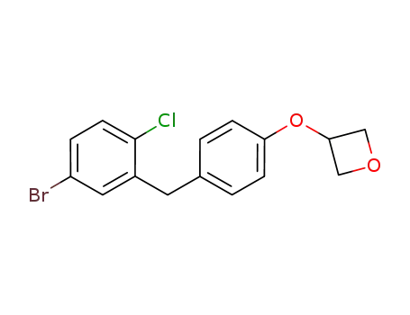 3-(4-(5-bromo-2-chlorobenzyl)phenoxy)oxetane